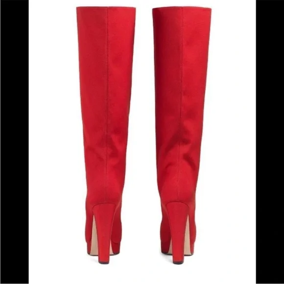 Gucci Ribbed Knee Boots new 38 E103 - Picture 4 of 6
